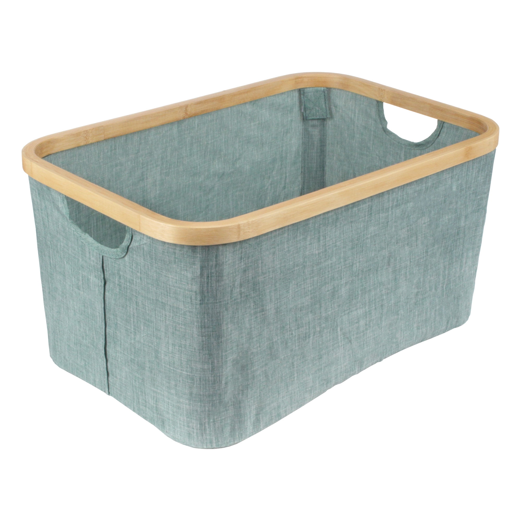 Foldable Bamboo Laundry Hamper without Lid Decor Essentials for Any