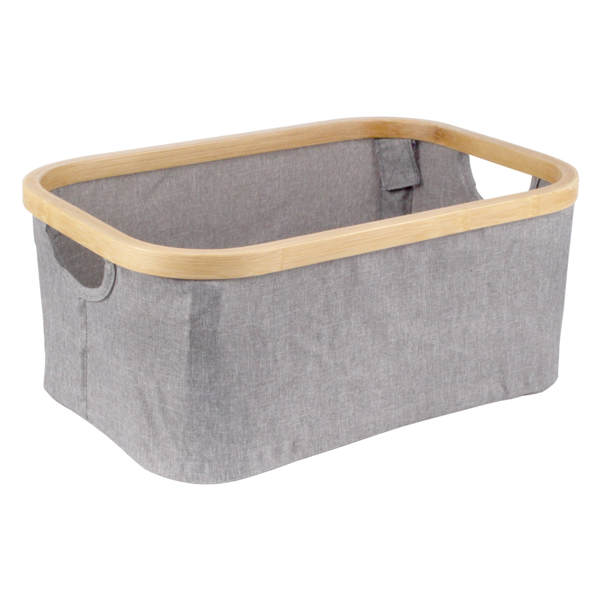 Foldable Bamboo Laundry Hamper without Lid Decor Essentials for Any