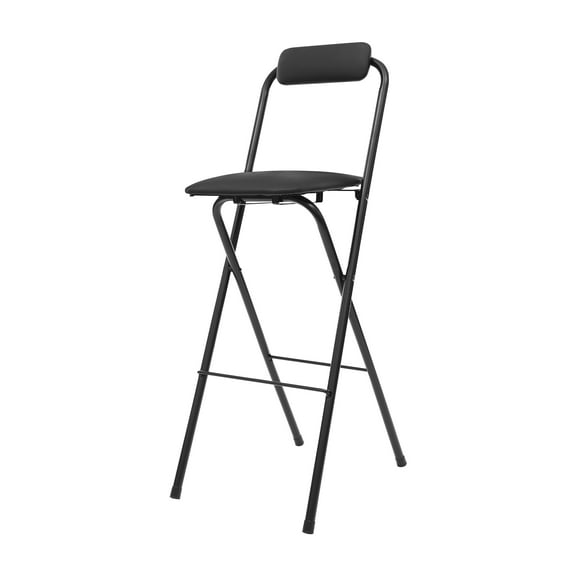Foldable Bar Chair Tall Folding Chair Portable Folding Stool Corrosion Impact Resistant Modern Style Freestanding Mount Type