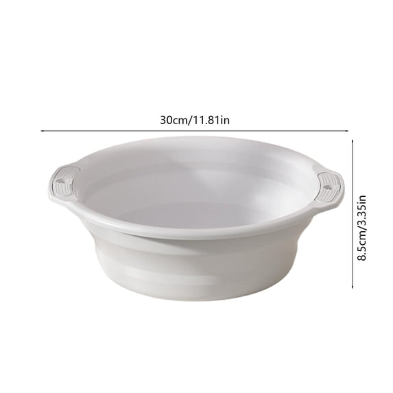 Foldable Basin, Portable Collapsible Tub for Washing and Soaking, Space Saving Plastic Wash Tub for Home Dorm and Bathroom Use