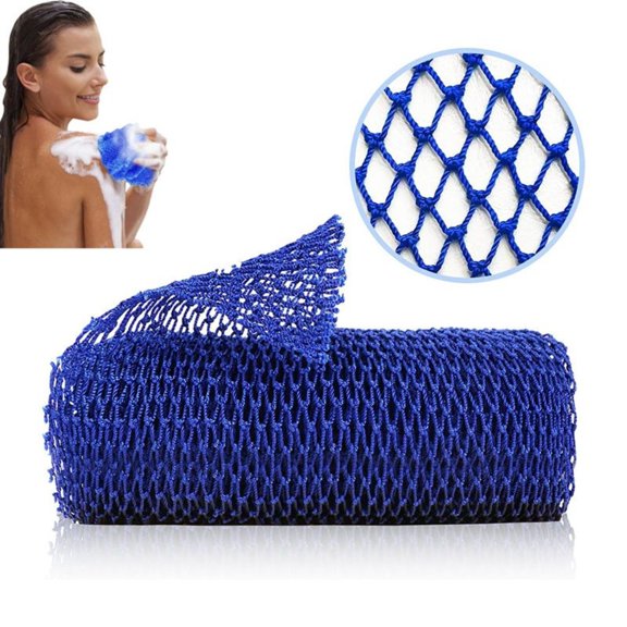 Foldable Bath Towel, Exfoliating Bath Ball, Flexible and Durable, Easy To Carry, Suitable for Bathrooms and Hotels