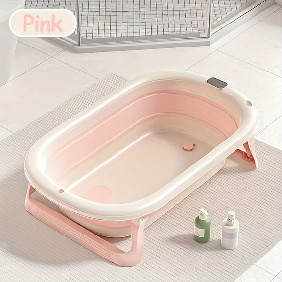 Foldable Bathtub with Non-Slip Surface | Constructed from Durable Polypropylene Material, Designed for Both Sitting and Reclining Positions, Space-Efficient Storage, Lightweight Yet Robust Build,