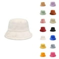 thumbnail image 1 of Foldable Beach Bucket Hat - Quick Dry UV Protection Sun Hat Womens Solid Color Winter Thermal Windproof Bucket Fisherman Hat For Women For Girls, 1 of 4