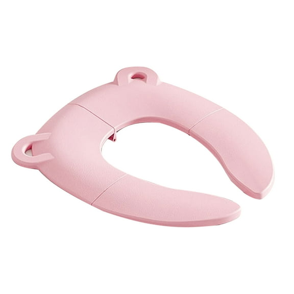 Foldable Bear Shaped Baby Cartoon Travel Folding Potty Seat Compact Design Easy To Clean Ergonomic Support
