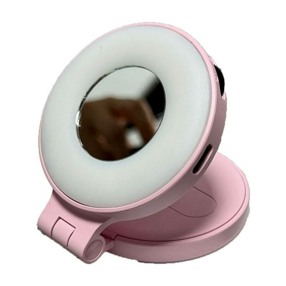 Acirculate Beauty Selfie Light Foldable Phone Fill Lamp with Stand Rotating 360 Portable for Photography Videos