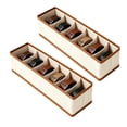 thumbnail image 1 of Foldable Belt Organizer With Compartments For Wardrobe Drawer Storage, 1 of 10