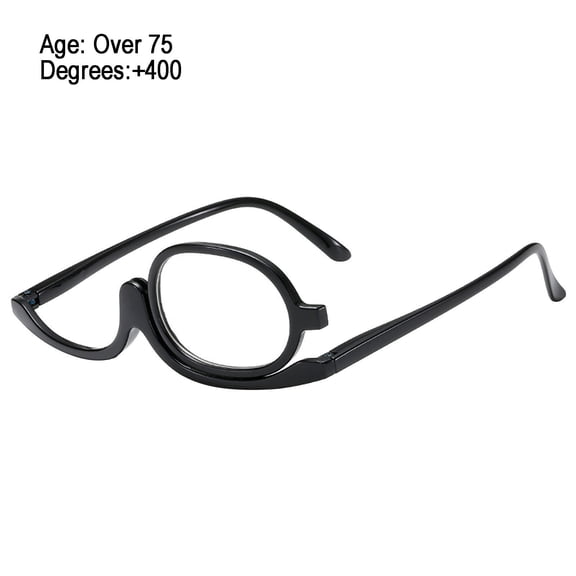 Foldable Bifocal Reading Glasses for Women,Dual-Sided Cosmetic Eyewear for Hands-Free Makeup Application,Clear Precision Lenses with Stylish Frame for Home,Travel,Office and Personal Use-G