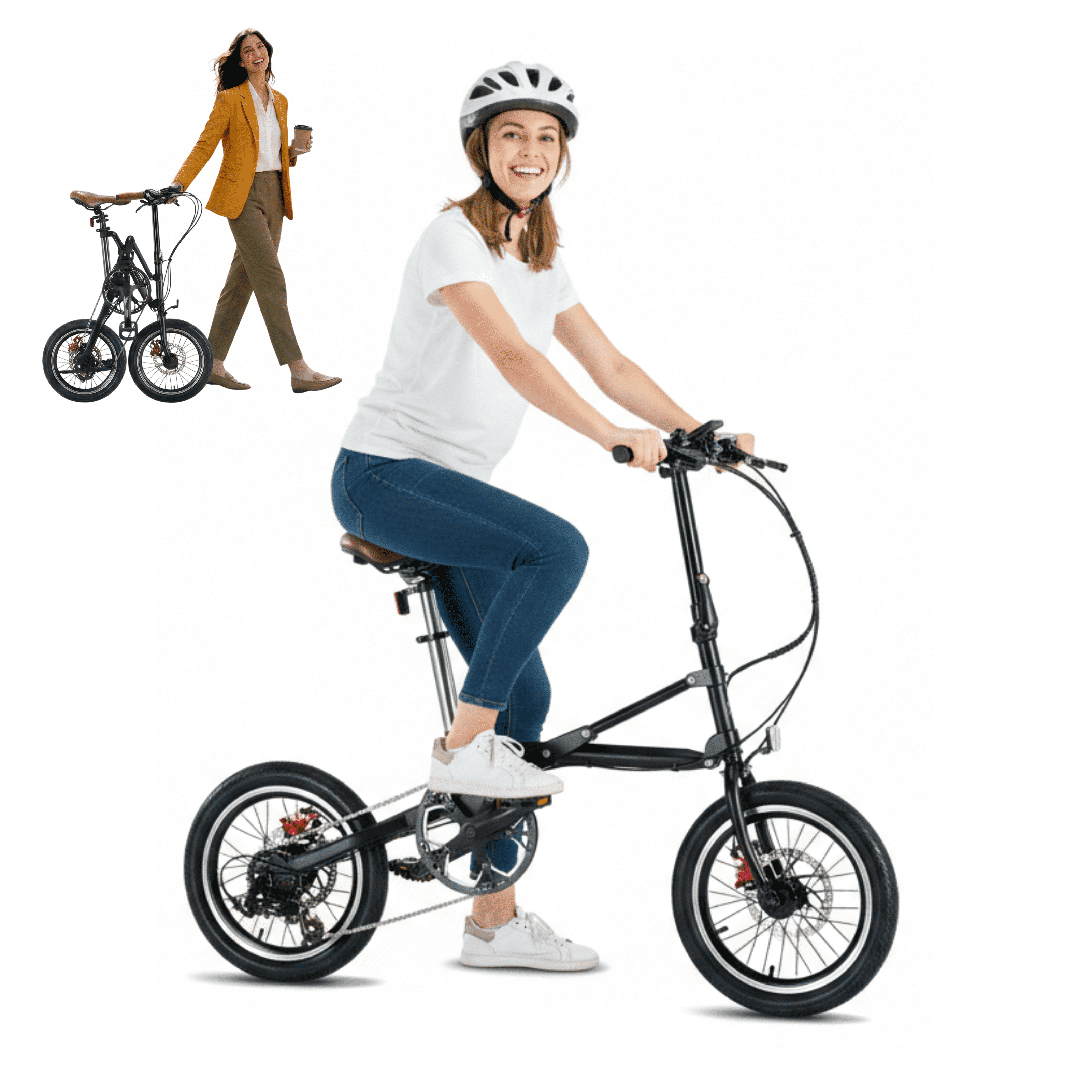 Foldable Bike for Adults, 16