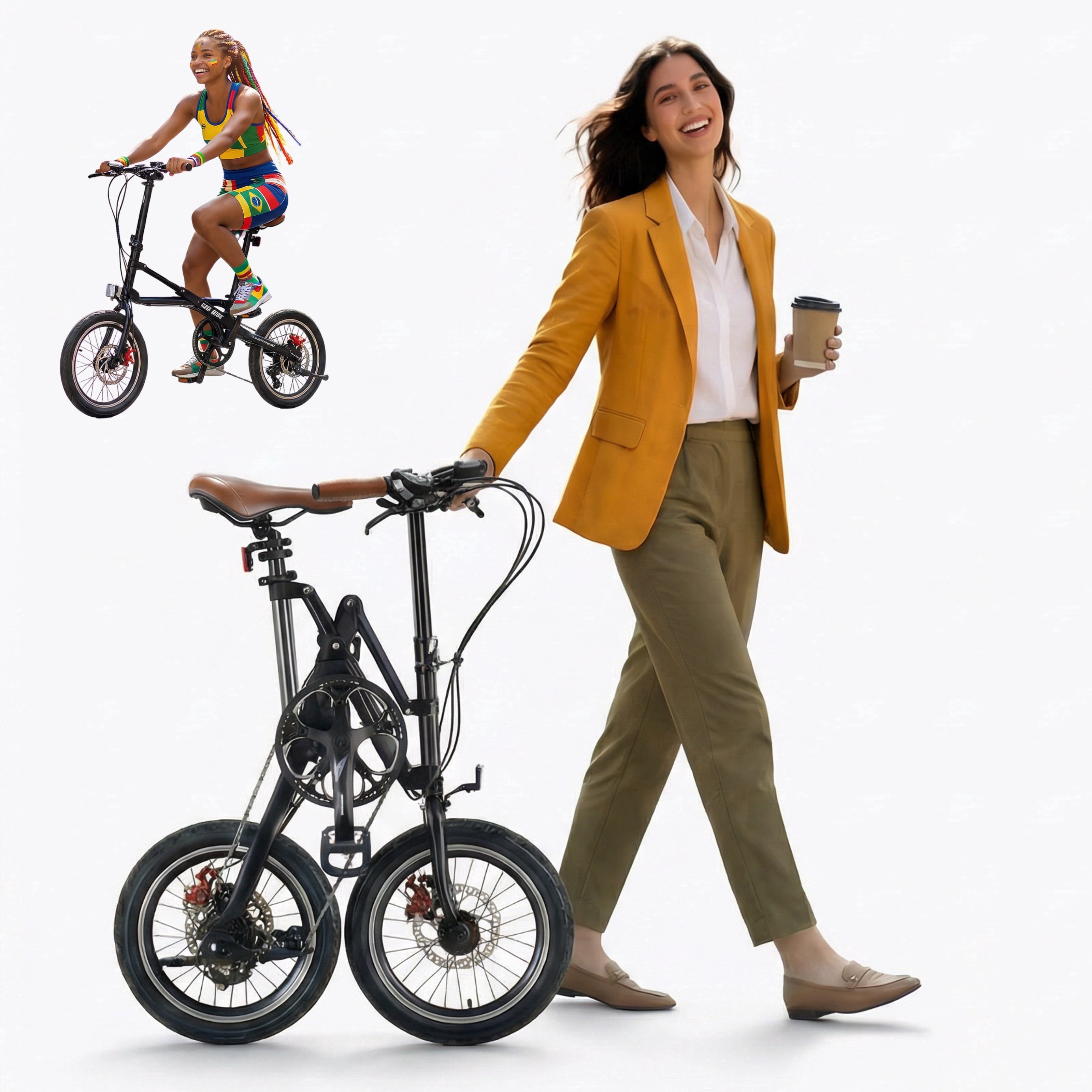 SCOOMA foldy16インチ自転車 16 Inch Folding Bike