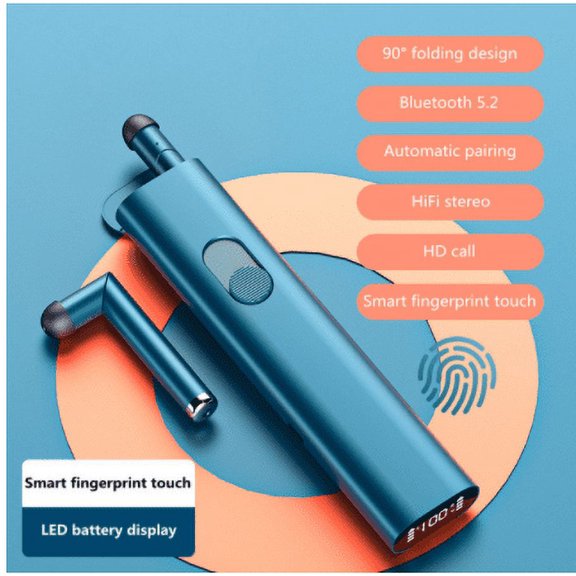Foldable Bluetooth Headset Innovative Shape Large Battery No Pain For A Long Time
