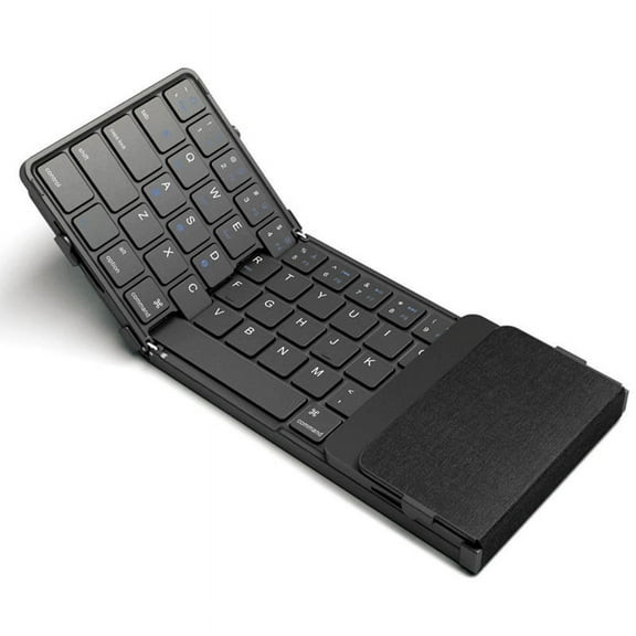 Foldable Bluetooth Keyboard Folding Wireless Keyboard with Touchpad Rechargeable Keyboard for IOS Android