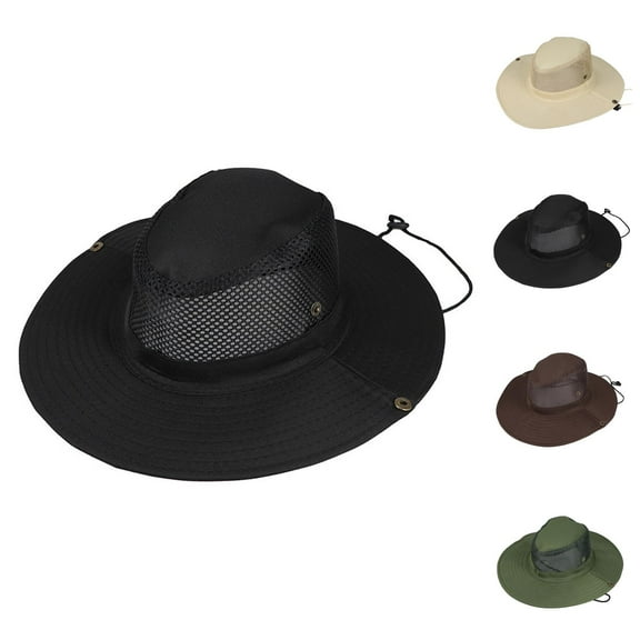 Foldable Boonie Bucket Hat - Military Style Sun Hat for Camping Outdoor Outdoor Solid Color Cap Fisherman Cap Fishing Cap Sun Visor Cap Mountaineering Cap Net Cap