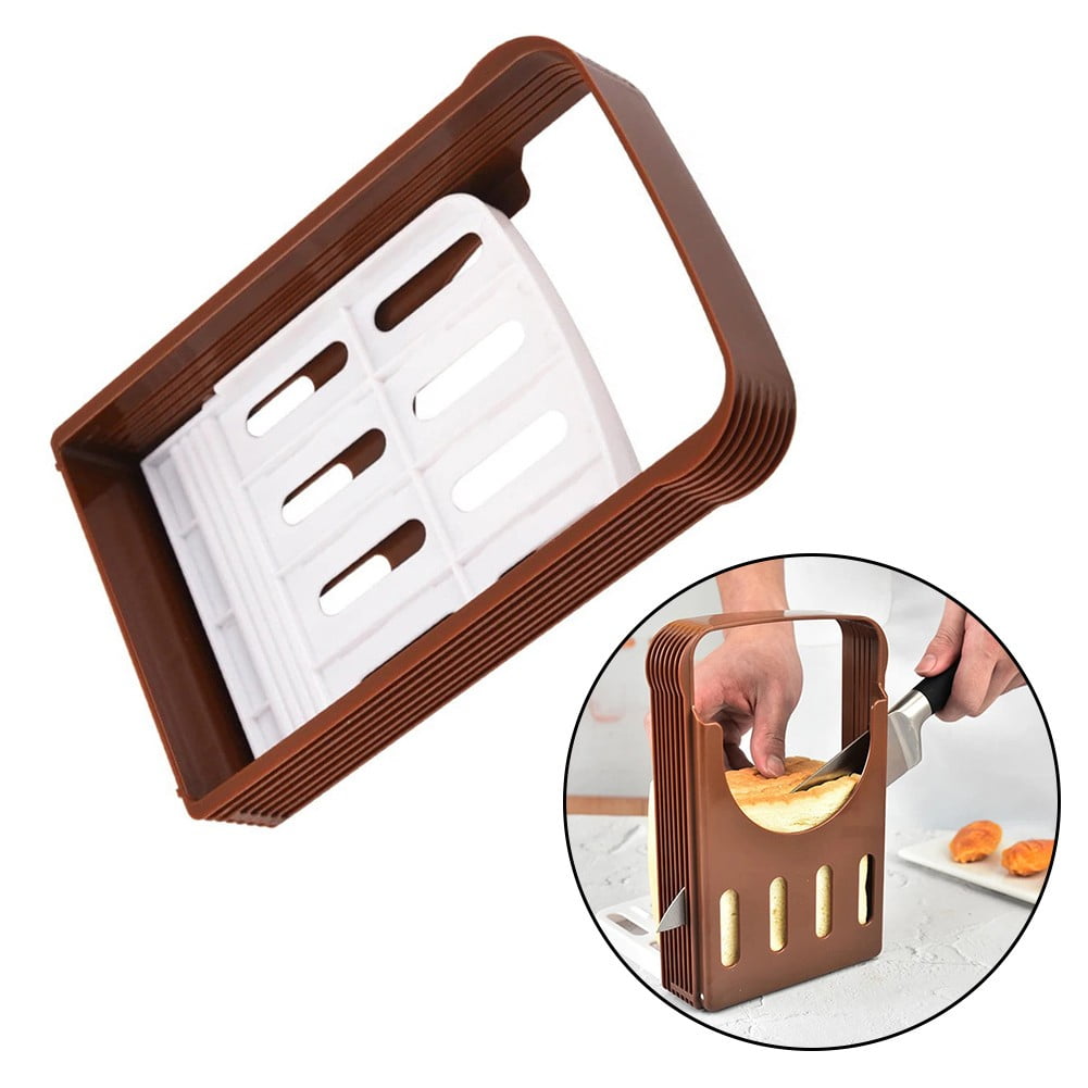 Foldable Bread Cutting Rack Slicing Tool for Homemade and French Bread ...