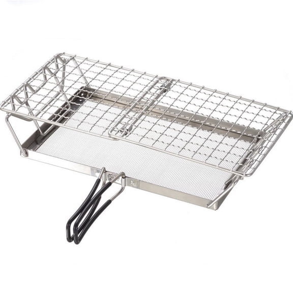 Foldable Bread Toaster Tray Stainless Steels Folding Grills with Adjusted Height BBQ Toaster Shelf Bread Toaster Grills