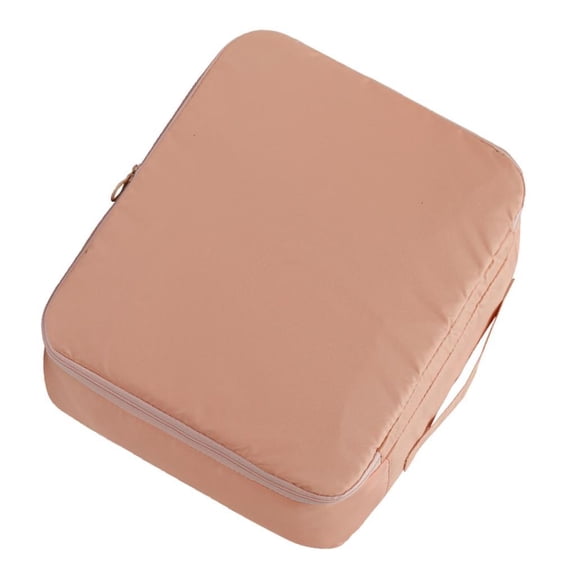 Foldable Breathable Mesh Garment Organizers 3 Compartment Luggage Storage Bag for Travel Accessory