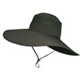 thumbnail image 1 of Foldable Bucket Hat for Men Outdoor Double Faced Sun Fisherman Cap, 1 of 9