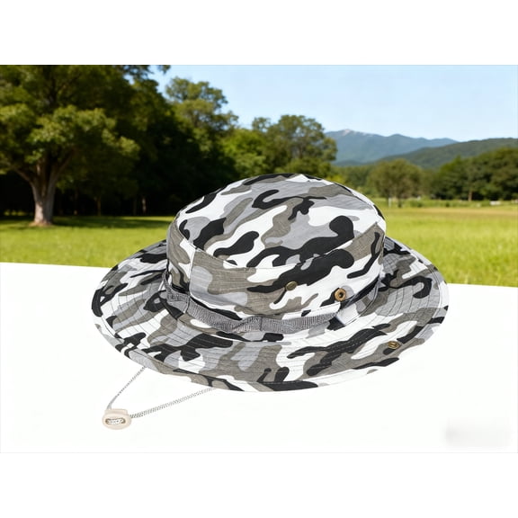 Foldable Bucket Hat with UPF 50  Sun Protection - Unisex Boonie Hat for Summer Outdoor Activities