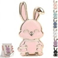 thumbnail image 1 of Foldable Bunny Phone Bracket, Creative Pull Rod & Foldable Design, Cute Bunny Stand Phone Holder, for Home Office Study Desk Travel, Sturdy Base Compatible with All All Mobile Phone Tablets(Pink), 1 of 7