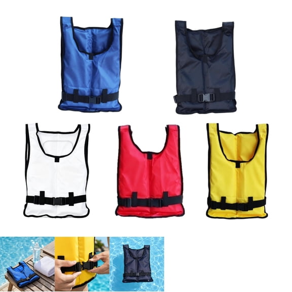 Foldable Buoyancy Vest Single Strap Swim Aid, Lightweight Float Jacket for Pool Beach Swimming
