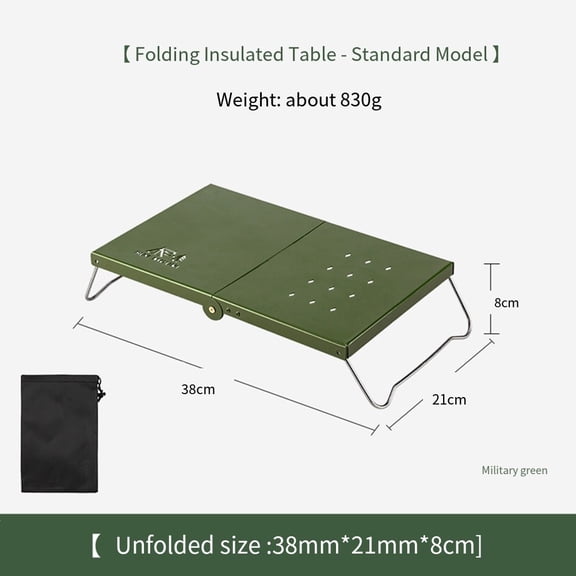Foldable Camping Table - Heat-Resistant Spider Stove Stand