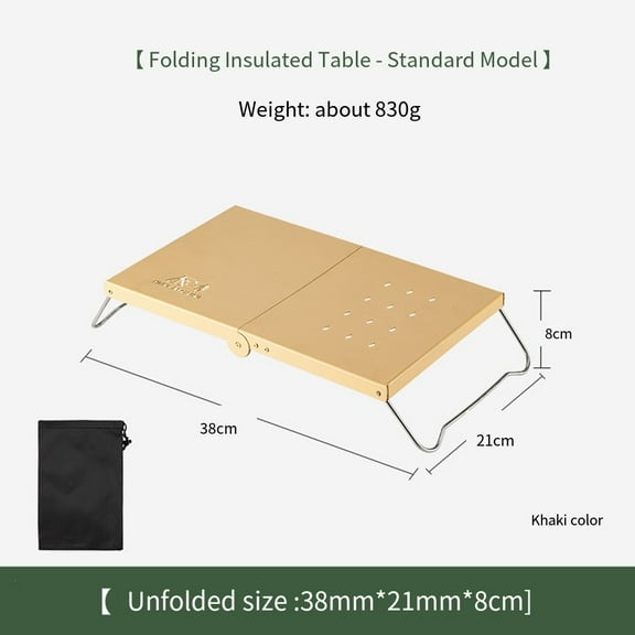 Foldable Camping Table - Heat-Resistant Spider Stove Stand