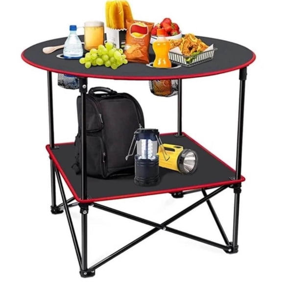 Foldable Camping Table Outdoor Beach Picnic Table Lightweight with Carry Bags