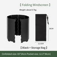 thumbnail image 1 of Foldable Camping Windshield - 10-Panel Outdoor Wind Barrier, 1 of 7