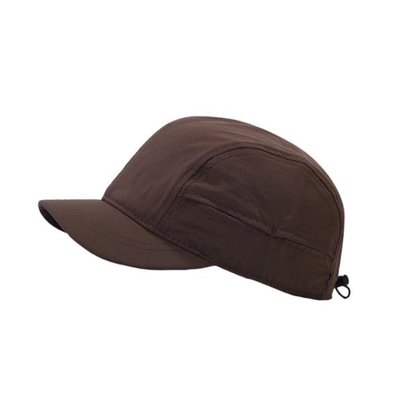 Foldable Cap Short Brims Vintage Design Sun Defense for Active Men Women