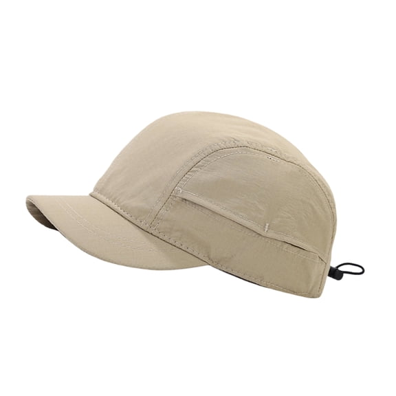 Foldable Cap Short Brims Vintage Design Sun Defense for Active Men Women
