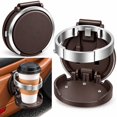 thumbnail image 1 of Foldable Car Cup Holder with Hook Universal Car Door Cup Holder, Back Clip Foldable Cup Holder Portable Space-Saving 2-In-1 Extra Cup Holder for Water Bottles Coffee Cups, 1 of 7
