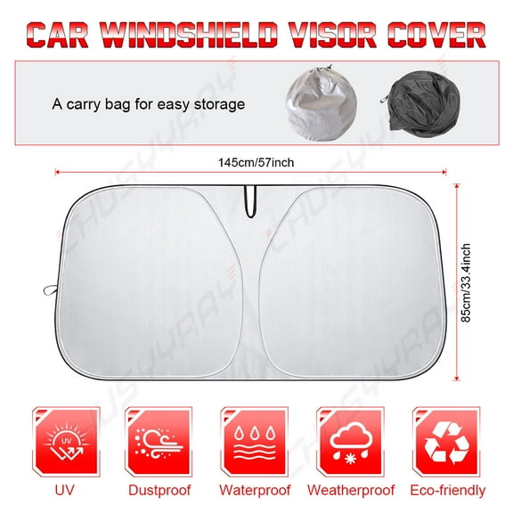 Foldable Car Front Rear Window Windshield Sun Shade Shield For Toyota Highlander
