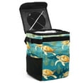 Foldable Car Garbage Can with Lid, LeakProof Mini Trash Can, Hanging
