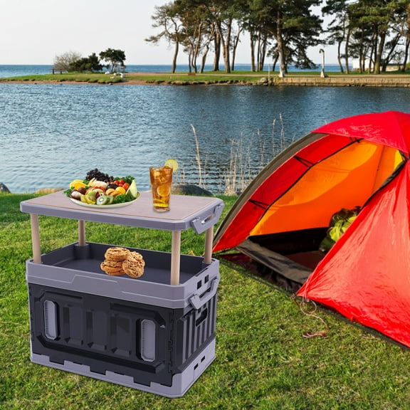 Foldable Car Trunk Organizer Folding Storage Container Box Portable for Camping