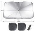 thumbnail image 1 of Foldable Car Windshield Sun Shade Umbrella UV Protection Heat Insulation Parasol Auto Front Window Cover Interior Protector Summer Gadgets, 1 of 4