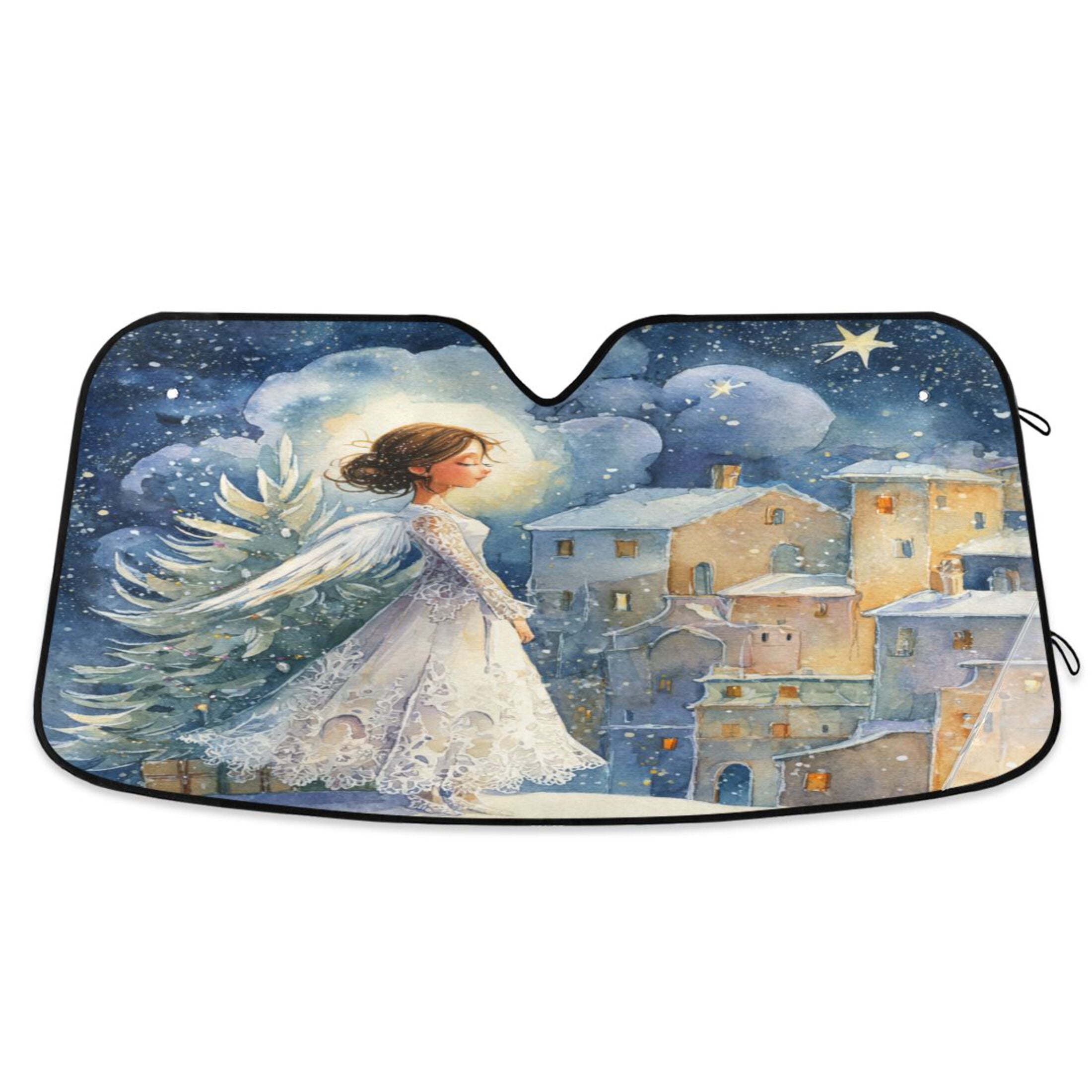 Foldable Car Windshield Sunshade UV Sun Visor Protector Blocks UV Rays ...