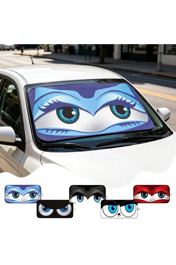 Foldable Car Windshield Sunshade Uv Protection Heat Insulation Cover For Front Window Reflective Silver Material Universal Fit Automotive Sun Visor Shield Keeps Vehicle Cool Interior Protector