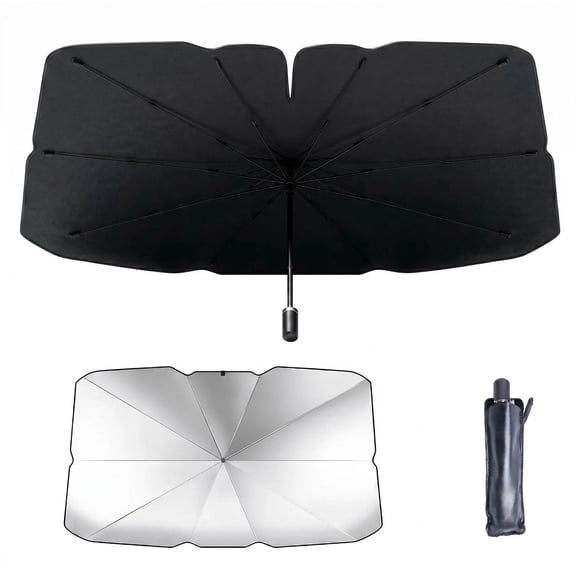 Car Windshield Sunshade Vehicle Foldable Heat Sun Protection Car and Heat Resistant Front Window Compatibale with Cars SUV and Trucks
