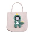 thumbnail image 1 of Foldable Cat Carrier Tote Bag Breathable Pet Travel Handbag Dinosaur‑Style Pattern For Outdoor Camping Hiking Vet Visit(Grey-45X47Cm), 1 of 3