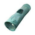 thumbnail image 1 of Foldable Cat Tunnel Interactive indoor and outdoor Hole Play Hide and with Ball Training for Kitten Puppy Rabbit Dogs , green, 1 of 7