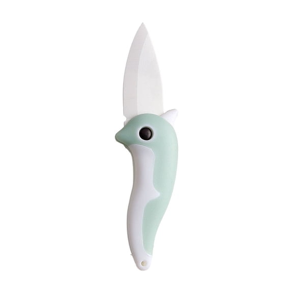 Foldable Ceramic Knife Portable Fruit Knife With Folding Blade, Sharp Ceramic Kitchen Knife For Vegetable Cutting, Lightweight Compact Travel Knife For Outdoor Cooking Camping Kitchen Use