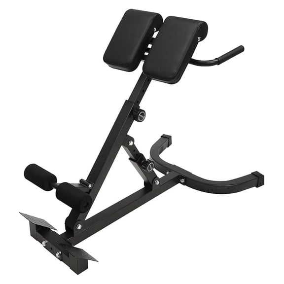 Foldable Chair, Back Extension Foldable Workout Machine, Multi-Functional for Full All-in-One Body Workout Adjustable Ab Sit up Decline Flat