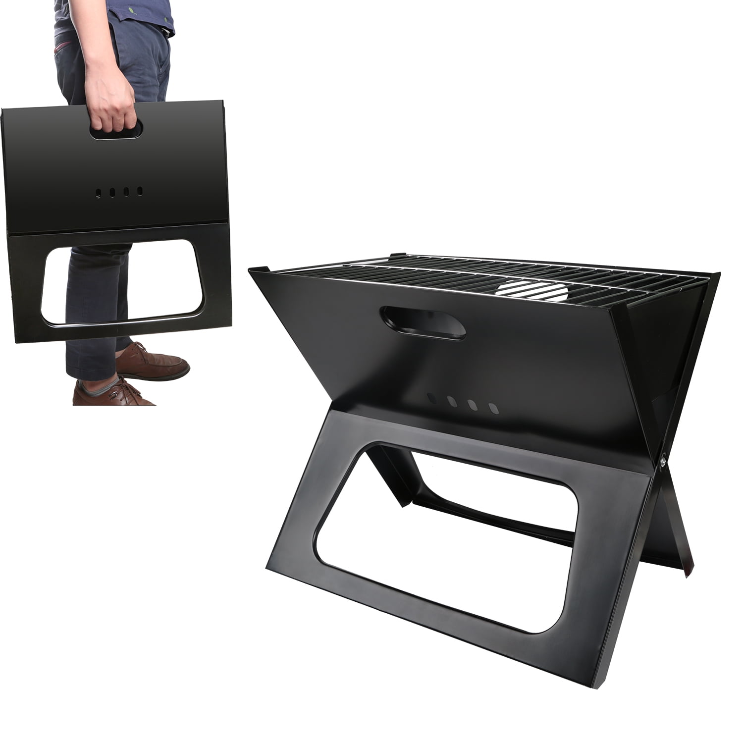 Foldable Charcoal Barbecue Grill, iMounTEK Portable Outdoor Collapsible