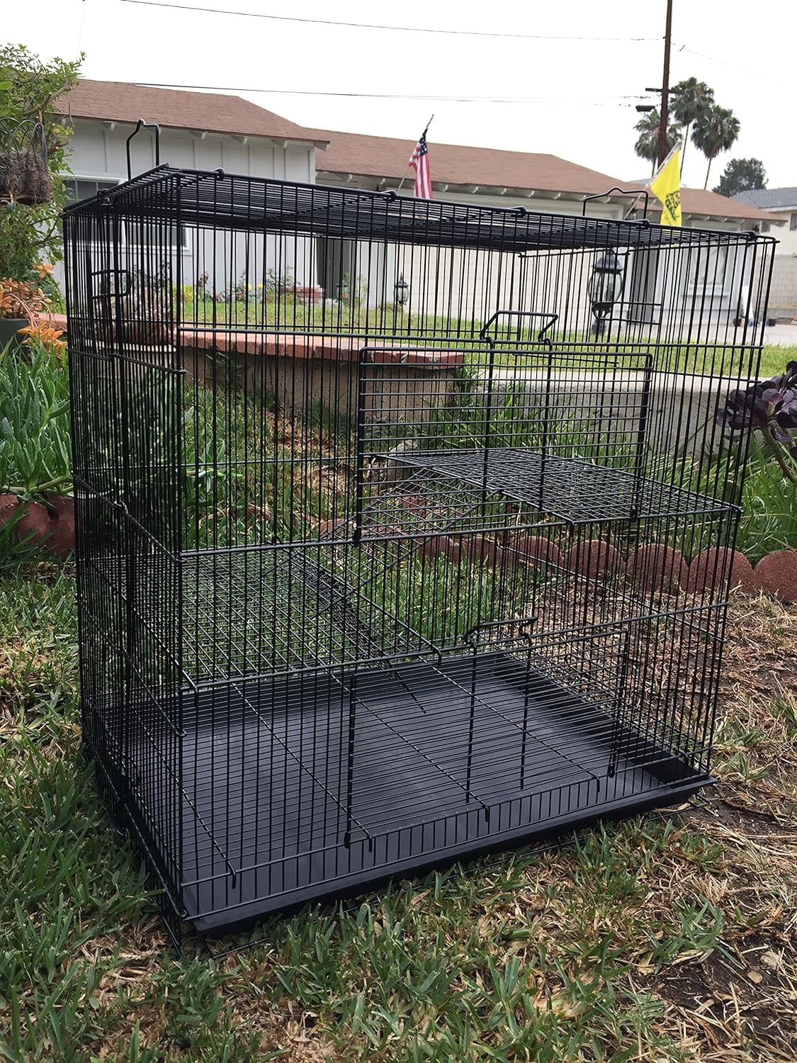 Foldable Chewproof Tight 3/8Inch Bar Spacing For Guinea Pigs Gerbils