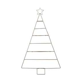 Foldable Christmas Tree Grid Frame with Iron Construction, Punch Design for Wall Decoration and Home Display, Perfect for Space-Saving Holiday Decor and Seasonal Celebrations