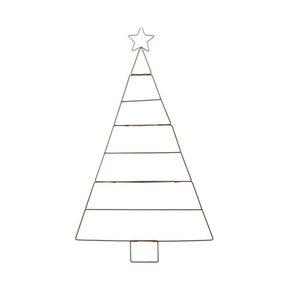 Foldable Christmas Tree Grid Frame with Iron Construction, Punch Design for Wall Decoration and Home Display, Perfect for Space-Saving Holiday Decor and Seasonal Celebrations