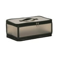 thumbnail image 1 of Foldable Clear Plastic Storage Box with Zipper and Handles, Clothing Organizer Bag for Closet Wardrobe Storage, 1 of 2