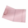 thumbnail image 1 of Foldable Clipboard Folder with Strap, 360 Degree Document Organizer with Sturdy Clip and Privacy Cover, Portable Writing Board for Office, and Business, Lightweight Pp Plastic A5 Size, Pink, 1 of 8
