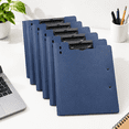 Foldable Clipboards Dark Blue A4 Polypropylene Writing File Folder ...