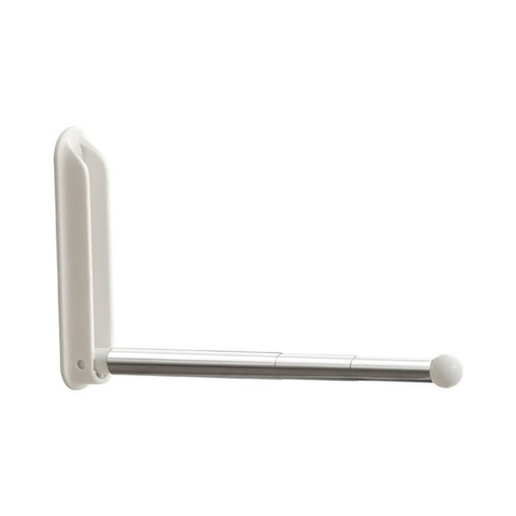 Foldable Clothes Hanger Storage Rack Balcony Bathroom Sorting Non Punching Scalable Wall Hanging Telescopic Hook Clothes Hanger Storage Rack 5.51 X 5.12 Inches