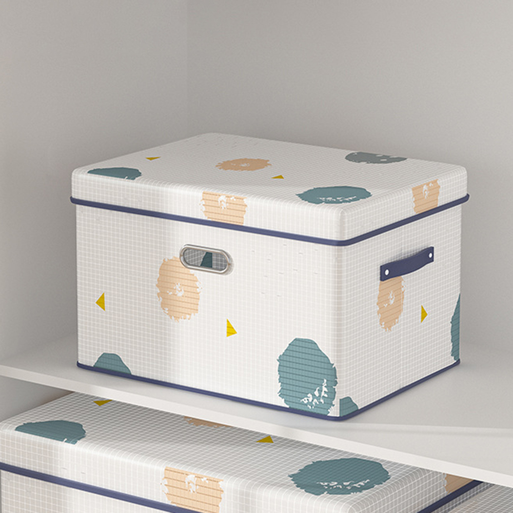 Foldable Clothes Organize Box with FlipTop Lid Storage Box for